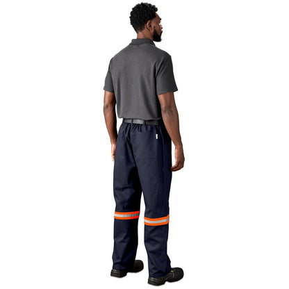Artisan Premium 100% Cotton Pants - Reflective Legs - Orange Tape - Brand your company Logo! Get a quote - Promo Lingo