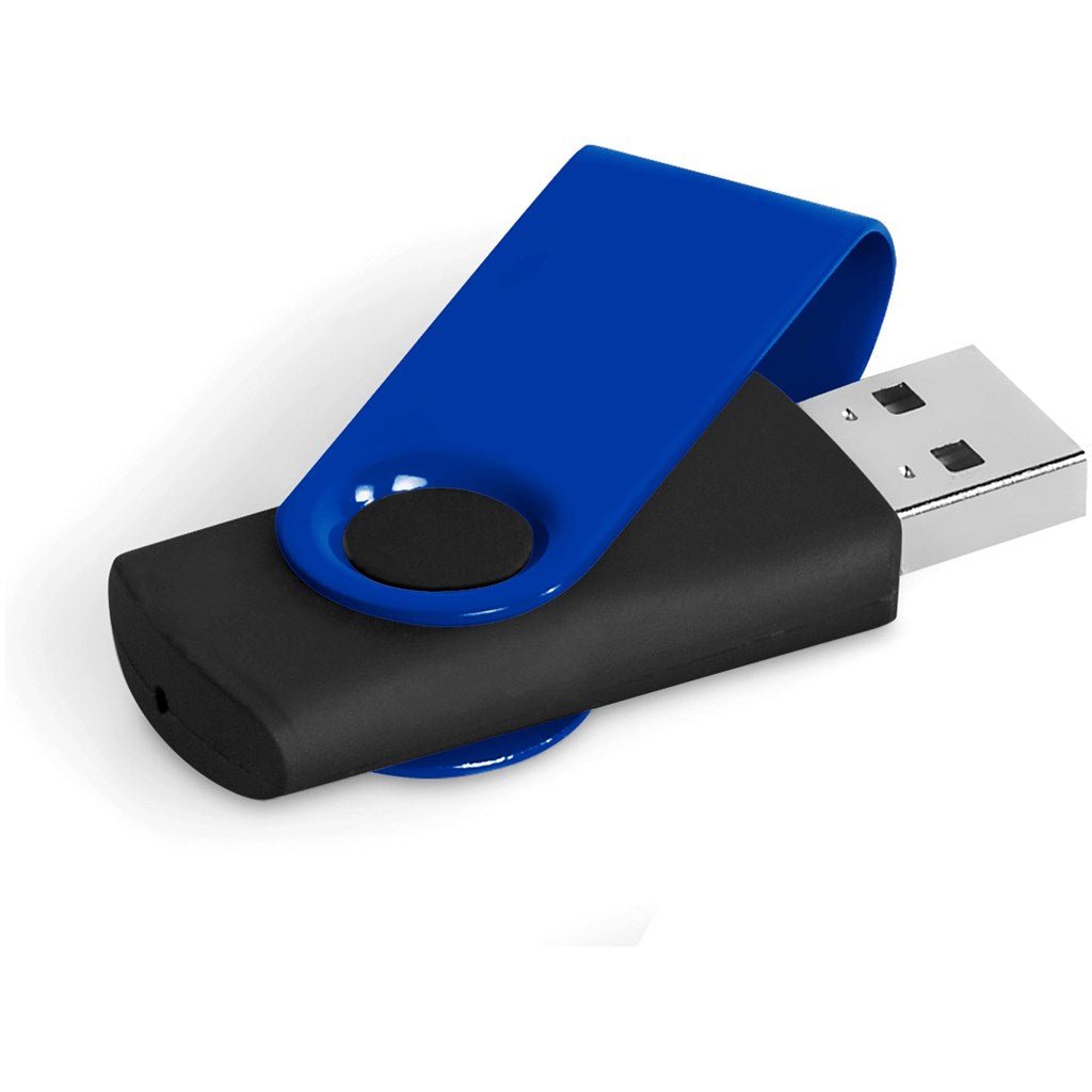 Axis Gyro Black Flash Drive - 4GB - Brand your company Logo! Get a quote - Promo Lingo