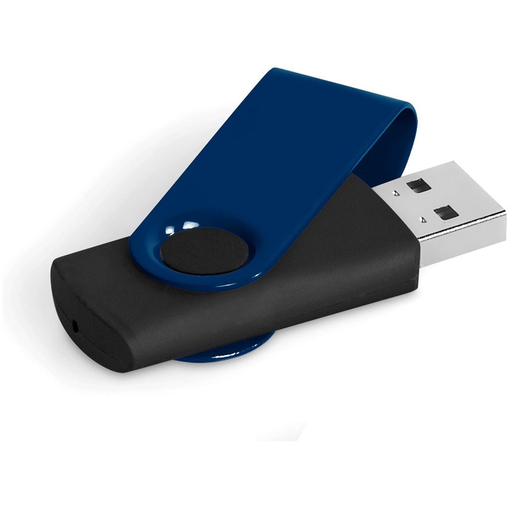 Axis Gyro Black Flash Drive - 4GB - Brand your company Logo! Get a quote - Promo Lingo