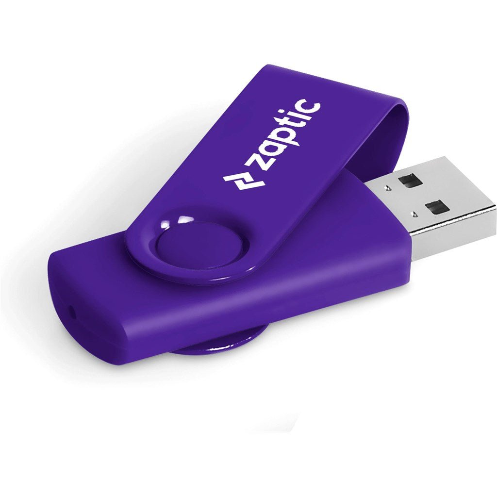 Axis Gyro Flash Drive - 8GB - Purple - Brand your company Logo! Get a quote - Promo Lingo