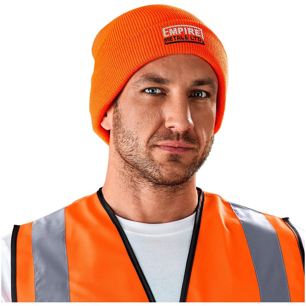 Beacon Hi - Viz Beanie - Brand your company Logo! Get a quote - Promo Lingo