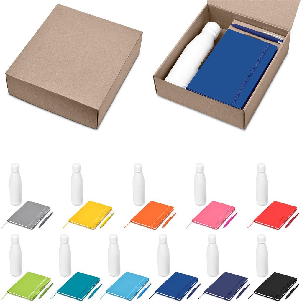 Bennet Kraft Gift Set - Brand your company Logo! Get a quote - Promo Lingo