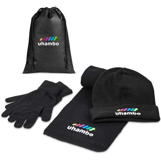 Blizzard Winter Gift Set: Stay Warm with Stylish Comfort - Brand your company Logo! Get a quote - Promo Lingo