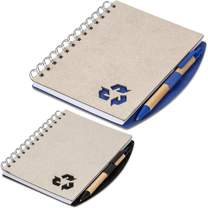 Bonaire Midi Notebook & Pen - Brand your company Logo! Get a quote - Promo Lingo