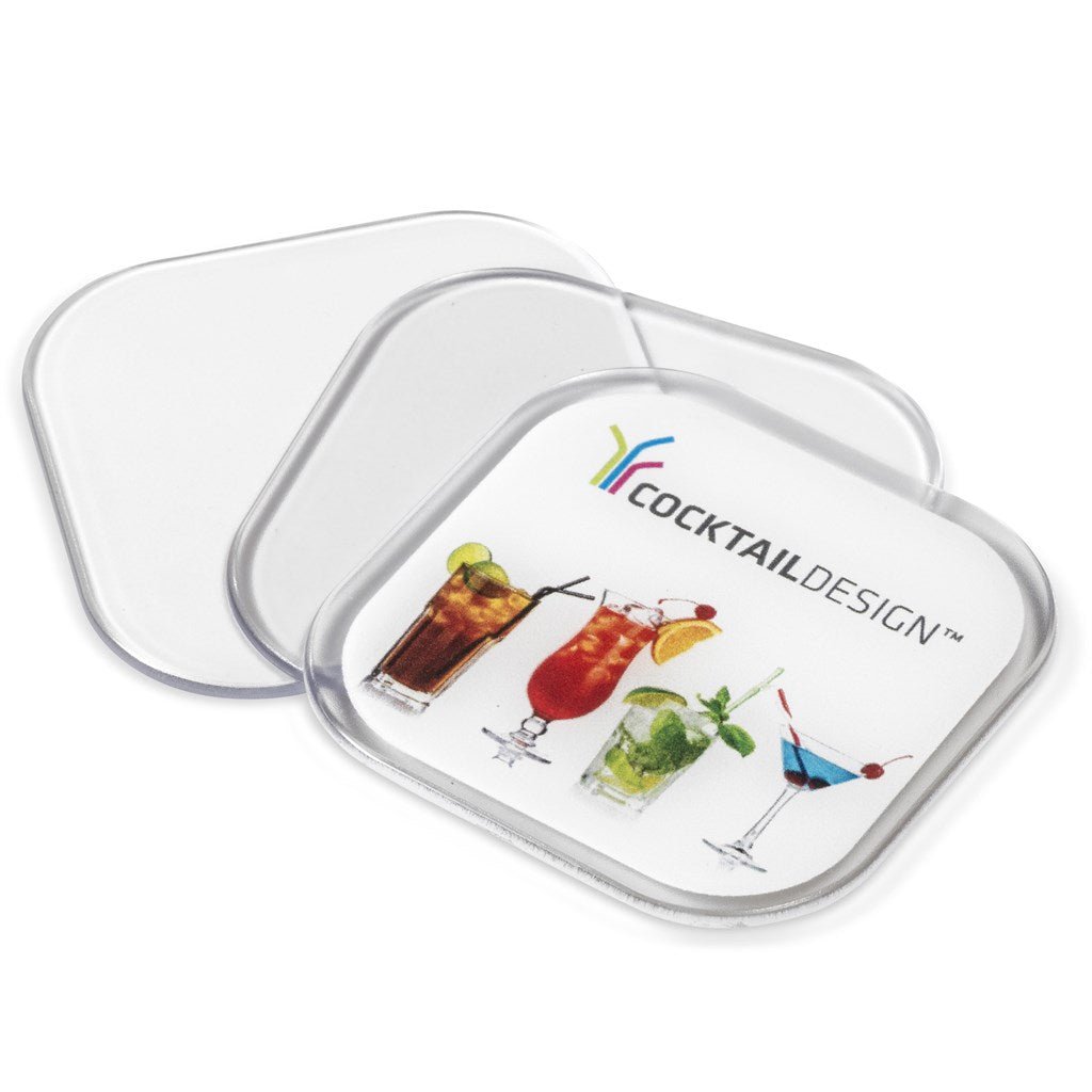 Casablanca Plastic Coaster - Brand your company Logo! Get a quote - Promo Lingo