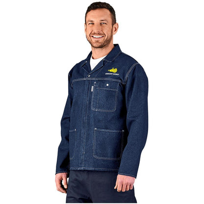 Cast Premium 100% Cotton Denim Jacket for Stylish Comfort - Brand your company Logo! Get a quote - Promo Lingo