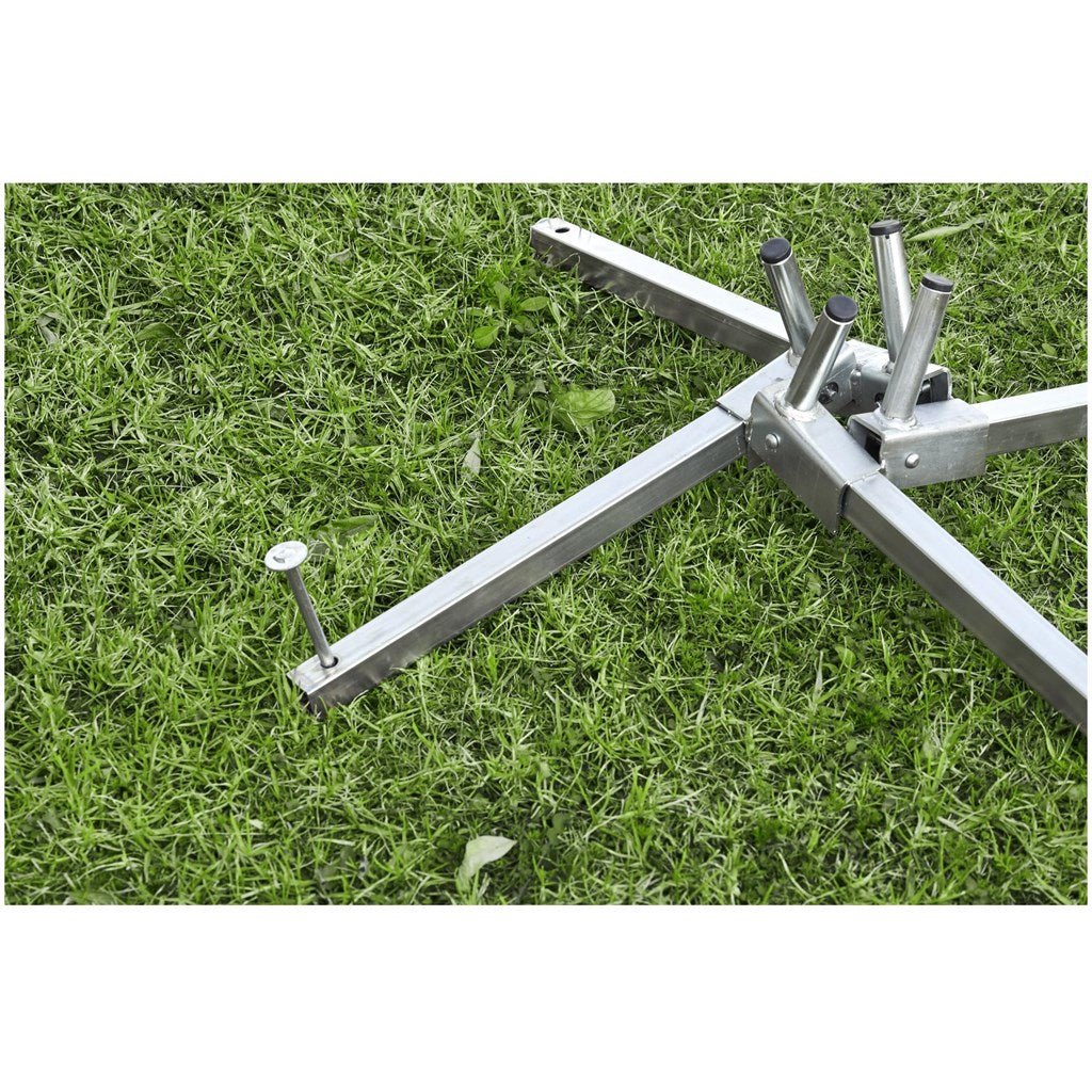 Champion 4 Flag Fountain 5m Medium (1m x 3m flags) - Brand your company Logo! Get a quote - Promo Lingo