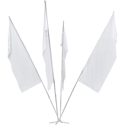 Champion 4 Flag Fountain 5m Medium (1m x 3m flags) - Brand your company Logo! Get a quote - Promo Lingo