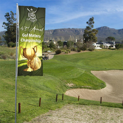 Champion Corporate Pole Flag 1200mm x 3000mm - Brand your company Logo! Get a quote - Promo Lingo