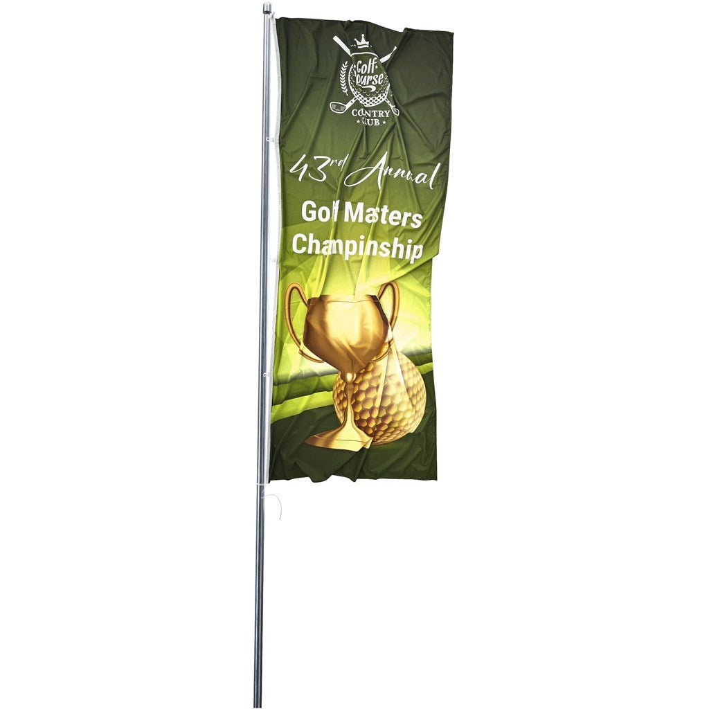 Champion Corporate Pole Flag 1200mm x 3000mm - Brand your company Logo! Get a quote - Promo Lingo