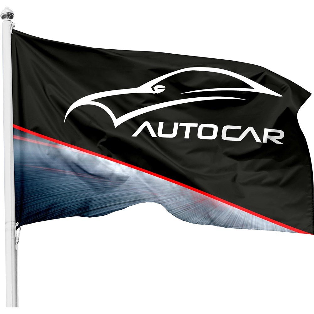 Champion Corporate Pole Flag 900mm x 600mm for Business - Brand your company Logo! Get a quote - Promo Lingo