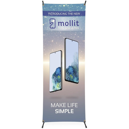 Champion Fabric X - Banner 60cm x 160cm - Brand your company Logo! Get a quote - Promo Lingo