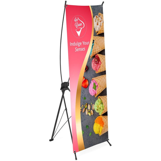 Champion Layflat PVC X - Banner 60cm x 160cm - Brand your company Logo! Get a quote - Promo Lingo
