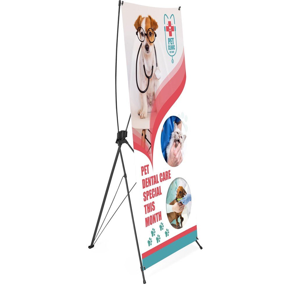 Champion Layflat PVC X - Banner 80cm x 180cm - Brand your company Logo! Get a quote - Promo Lingo