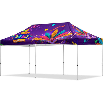 Coated Steel Sublimated Gazebo 6m x 3m - Brand your company Logo! Get a quote - Promo Lingo