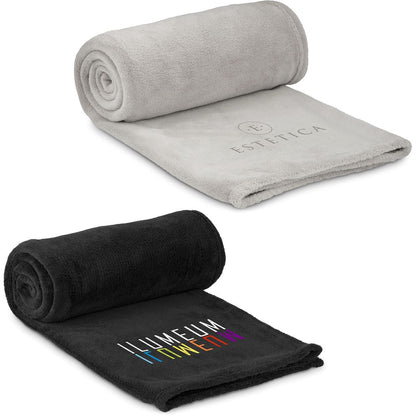 Cocoon Fleece Blanket - Brand your company Logo! Get a quote - Promo Lingo