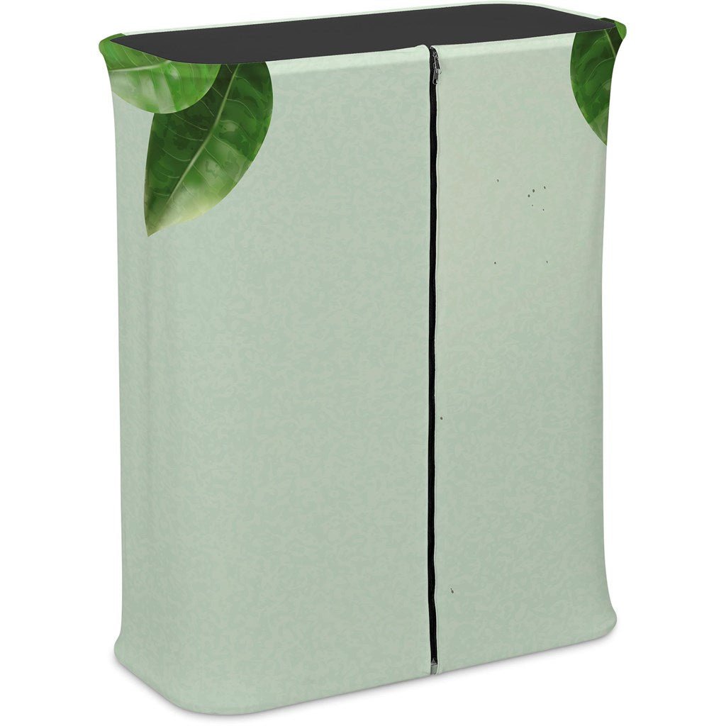 Collapsible Fabric Tube Counter - Brand your company Logo! Get a quote - Promo Lingo