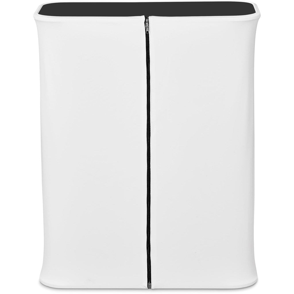 Collapsible Fabric Tube Counter - Brand your company Logo! Get a quote - Promo Lingo