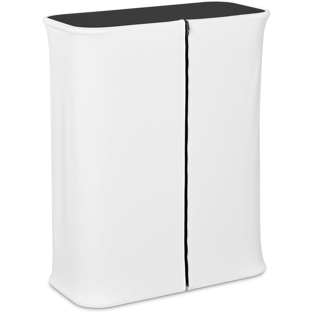 Collapsible Fabric Tube Counter - Brand your company Logo! Get a quote - Promo Lingo
