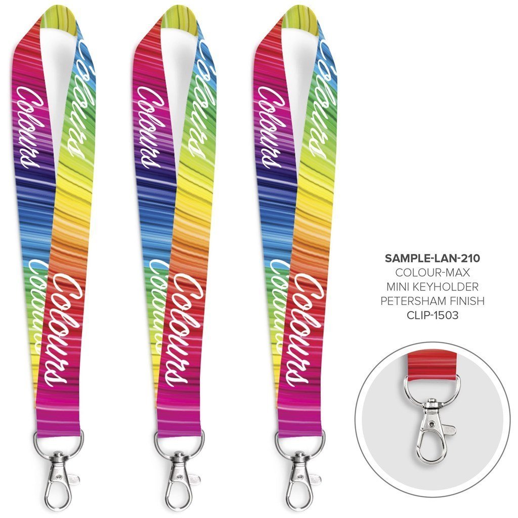 Colour - Max Mini Keyholder - Petersham Finish - Sample - Brand your company Logo! Get a quote - Promo Lingo
