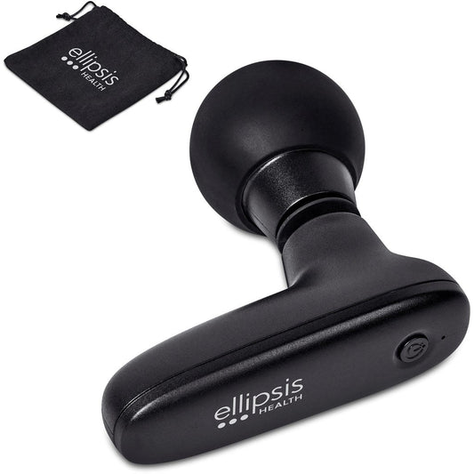 Compact Eva & Elm Stress - Free Mini Massage Gun for Relief - Brand your company Logo! Get a quote - Promo Lingo