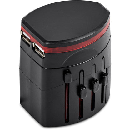 Connexions World Travel Adaptor - Brand your company Logo! Get a quote - Promo Lingo