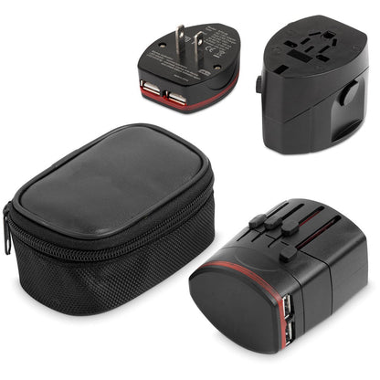 Connexions World Travel Adaptor - Brand your company Logo! Get a quote - Promo Lingo
