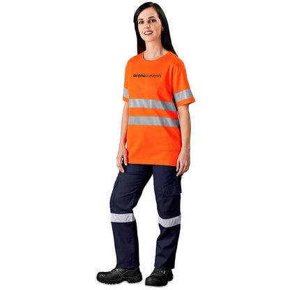 Construction Hi - Viz Reflective T-Shirt - Brand your company Logo! Get a quote - Promo Lingo