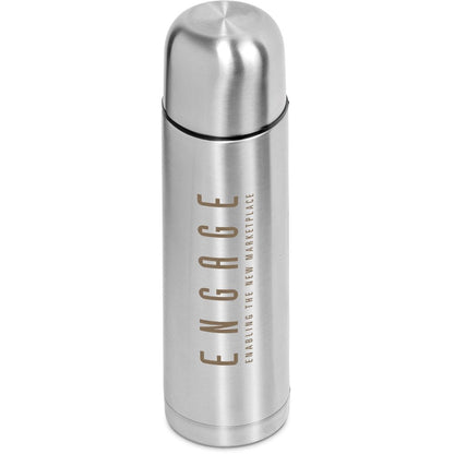 Consulate Stainless Steel Vacuum Flask - 500ml - Brand your company Logo! Get a quote - Promo Lingo