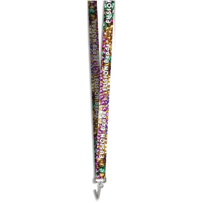 Crocodile Clip Double - Sided Sublimation Satin Lanyard - Brand your company Logo! Get a quote - Promo Lingo