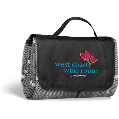 Crystal Meadows Picnic Blanket - Brand your company Logo! Get a quote - Promo Lingo