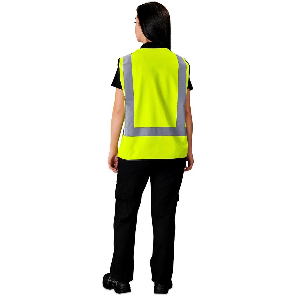 Direction En4 Hi - Viz Reflective Full Zip Vest for Safety - Brand your company Logo! Get a quote - Promo Lingo