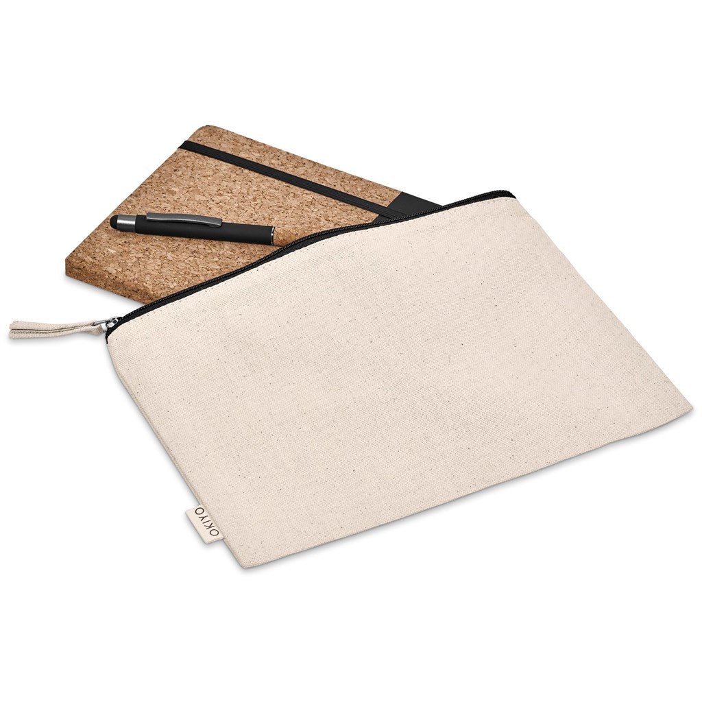 Eco - Friendly Okiyo Denki Cork Notebook & Pen Set - Brand your company Logo! Get a quote - Promo Lingo