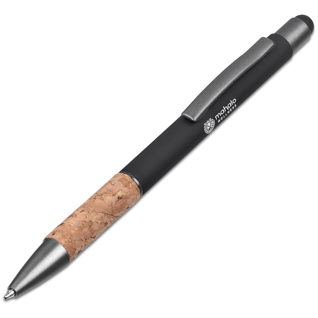 Eco - Friendly Okiyo Denki Cork Notebook & Pen Set - Brand your company Logo! Get a quote - Promo Lingo
