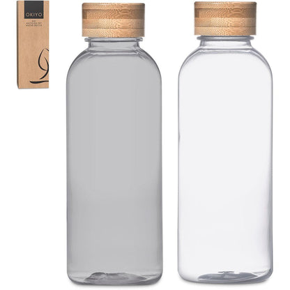 Eco - Friendly Okiyo Koi Recycled PET Water Bottle 650ml - Brand your company Logo! Get a quote - Promo Lingo