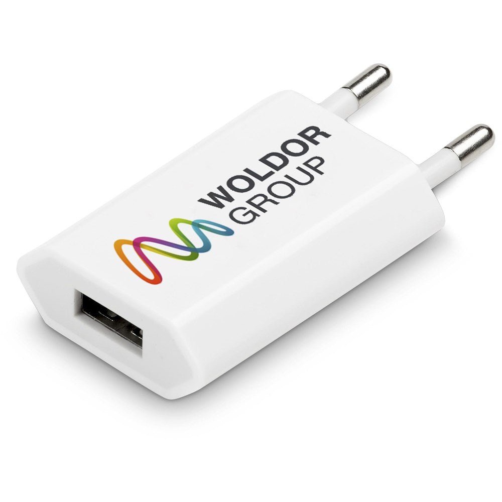Electro USB Wall Charger - Brand your company Logo! Get a quote - Promo Lingo