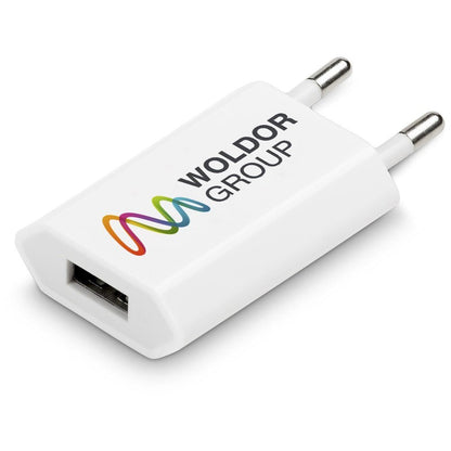 Electro USB Wall Charger - Brand your company Logo! Get a quote - Promo Lingo