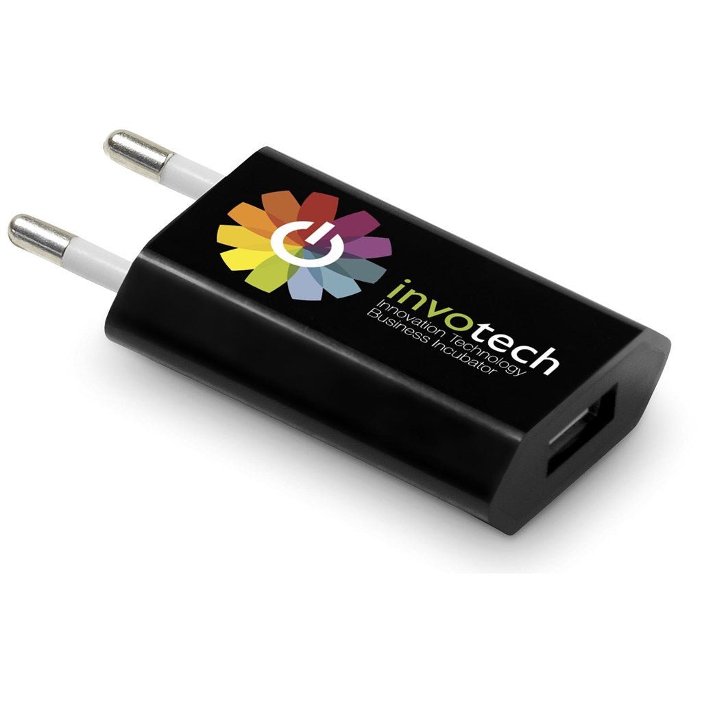 Electro USB Wall Charger - Brand your company Logo! Get a quote - Promo Lingo