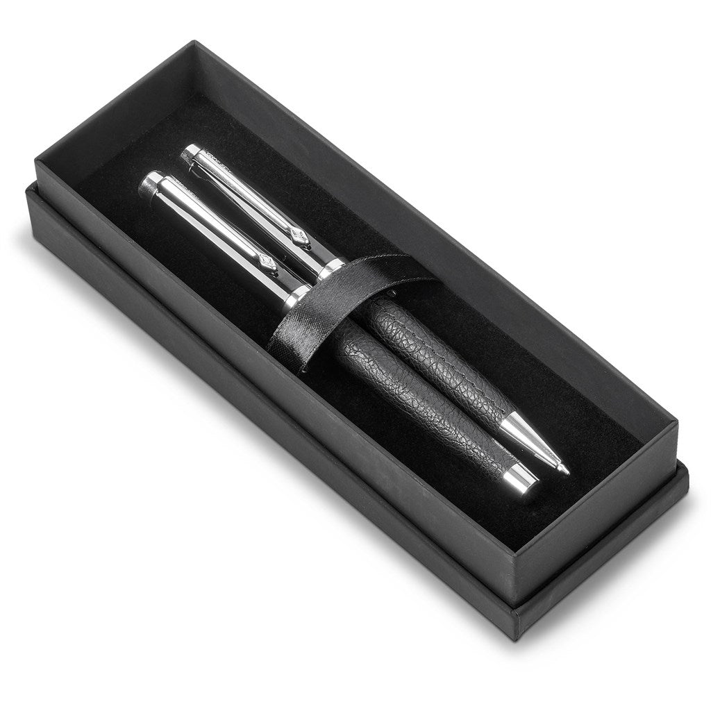 Elegant Alex Varga Corinthia Ball Pen & Rollerball Set - Brand your company Logo! Get a quote - Promo Lingo