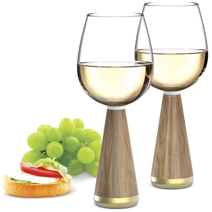 Elegant Andy Cartwright Afrique Wine Glass Set for Distinction - Brand your company Logo! Get a quote - Promo Lingo