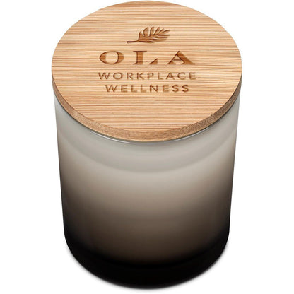 Eva & Elm Ombre Scented Candle - Brand your company Logo! Get a quote - Promo Lingo