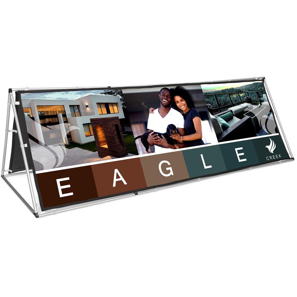 Fade Resistant A - Frame with Fabric Print 3m x 1m - Brand your company Logo! Get a quote - Promo Lingo