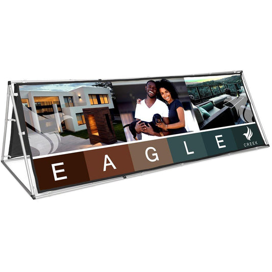 Fade Resistant A - Frame with Fabric Print 3m x 1m - Brand your company Logo! Get a quote - Promo Lingo