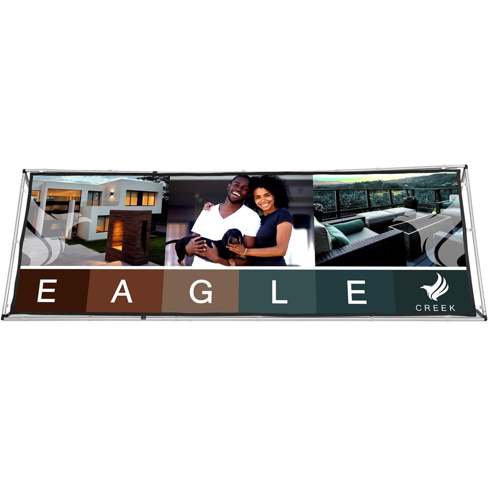 Fade Resistant A - Frame with Fabric Print 3m x 1m - Brand your company Logo! Get a quote - Promo Lingo