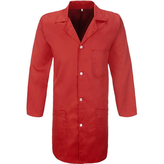 Handyman Dust Coat - Red for Style and Durability - Brand your company Logo! Get a quote - Promo Lingo