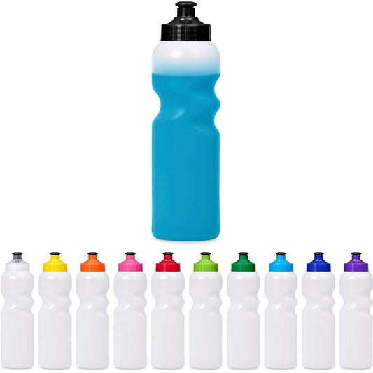 Helix Plastic Water Bottle - 500ml with Groovy Grip Design - Brand your company Logo! Get a quote - Promo Lingo
