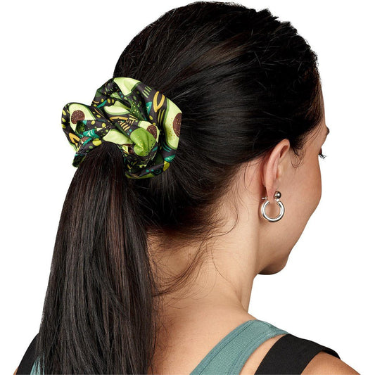 Hoppla Botanic Polyester Hair Scrunchie - Brand your company Logo! Get a quote - Promo Lingo