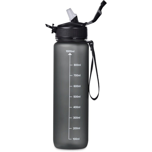 Hydration Hero: Eva & Elm Neptune Water Bottle - 1 Litre - Brand your company Logo! Get a quote - Promo Lingo