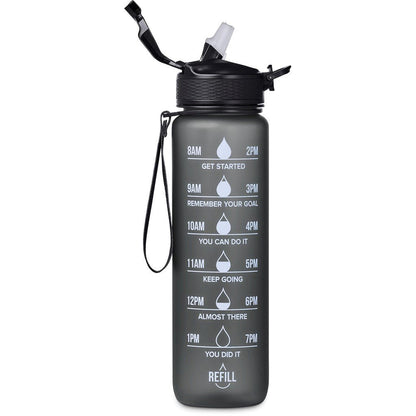 Hydration Hero: Eva & Elm Neptune Water Bottle - 1 Litre - Brand your company Logo! Get a quote - Promo Lingo