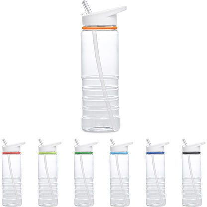 Hydro Plastic Water Bottle - 750ml with Flip - Top Lid - Brand your company Logo! Get a quote - Promo Lingo